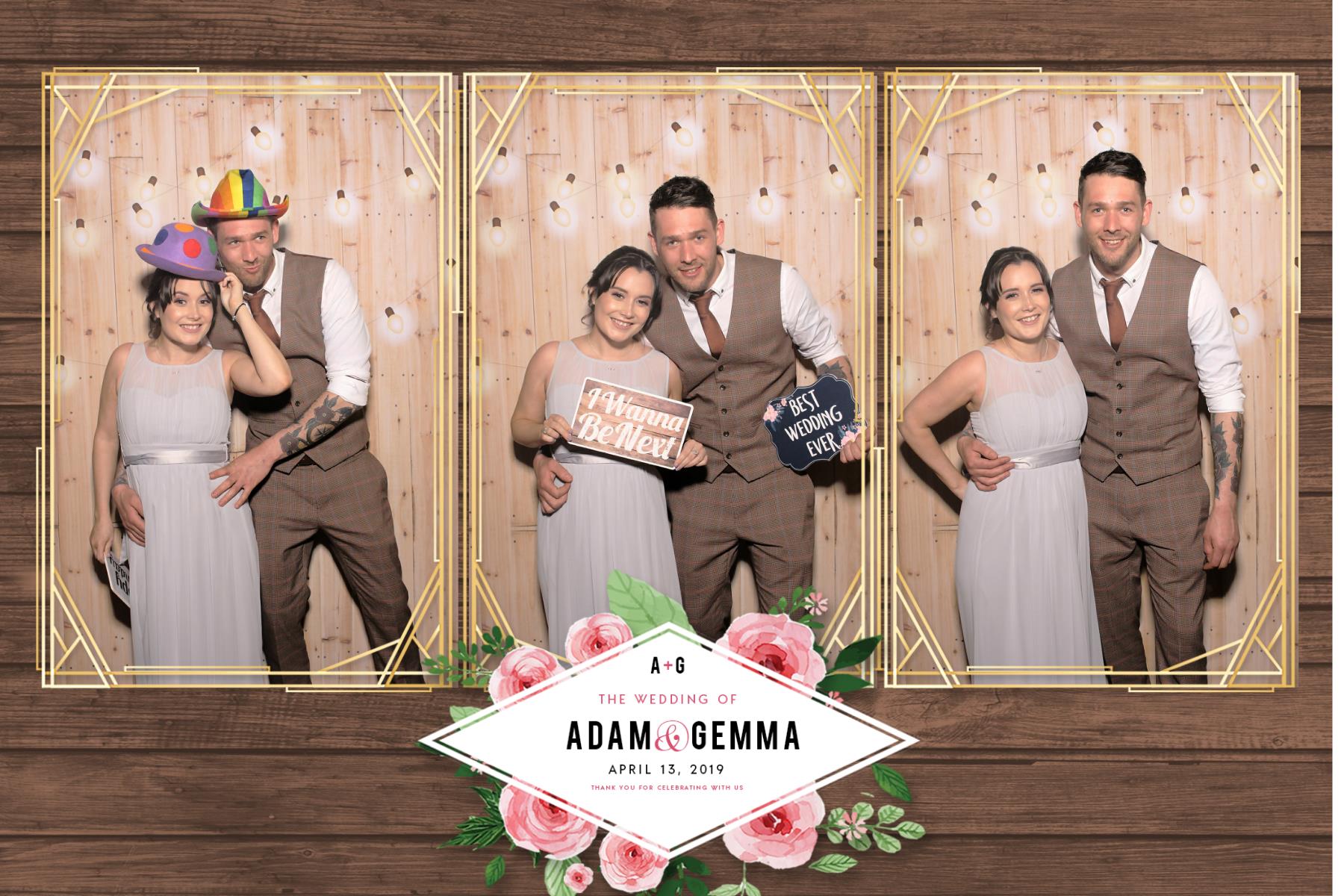 Adam and Gemma | View more photos from the event at gallery.blissbooth.co.uk/u/BlissBooth/Adam-and-Gemma